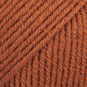 DROPS Cotton Merino uni colour 25, rust