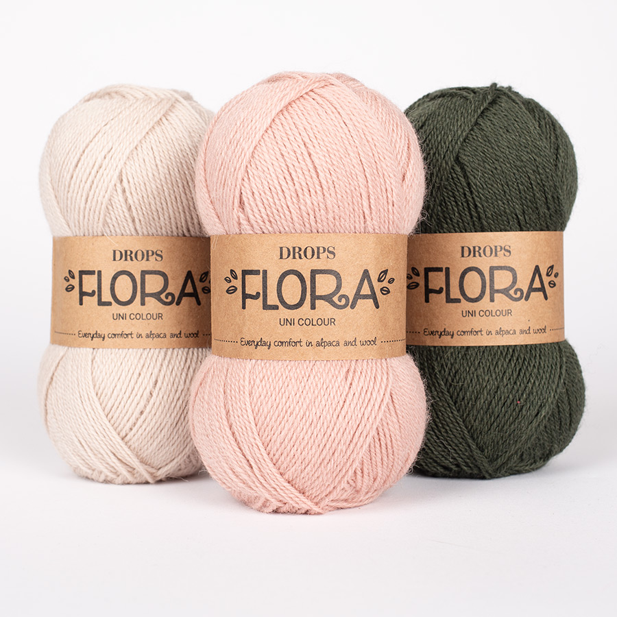 DROPS Flora - Everyday comfort alpaca and wool