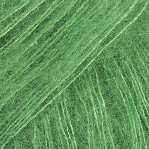 DROPS Kid-Silk uni colour 48, papuzia zieleń