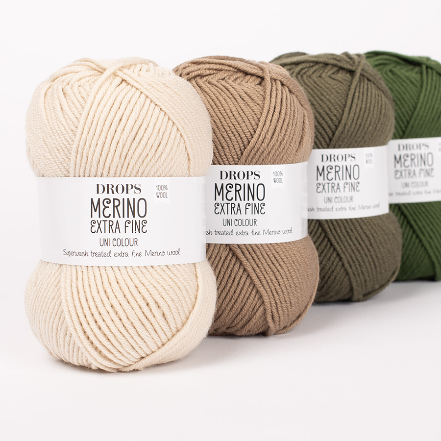 Merino Extra Superwash treated extra fine wool