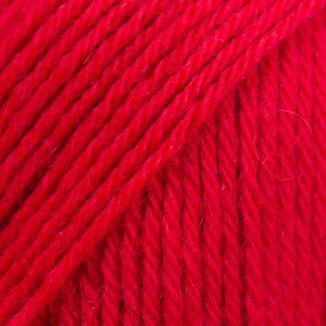 DROPS Nord uni colour 14, czerwony