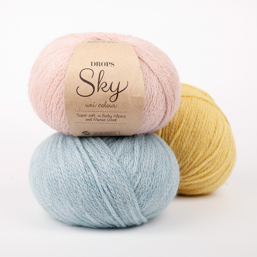 DROPS Sky Super soft and lightweight in baby alpaca and merino wool