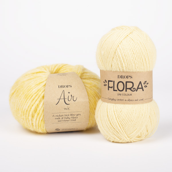 DROPS yarn combinations air40-flora26