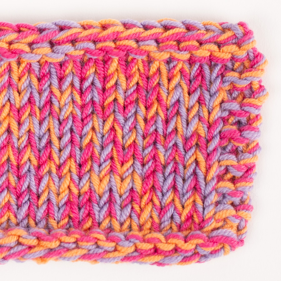 Yarn combinations knitted swatches babymerino36-08-14