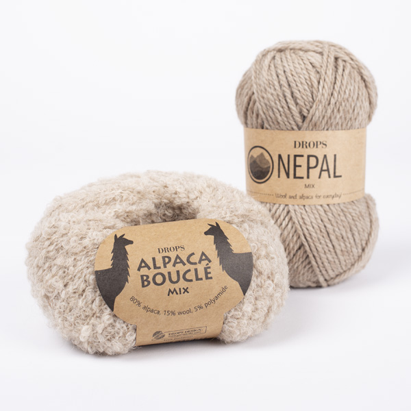 DROPS yarn combinations boucle202-nepal0300